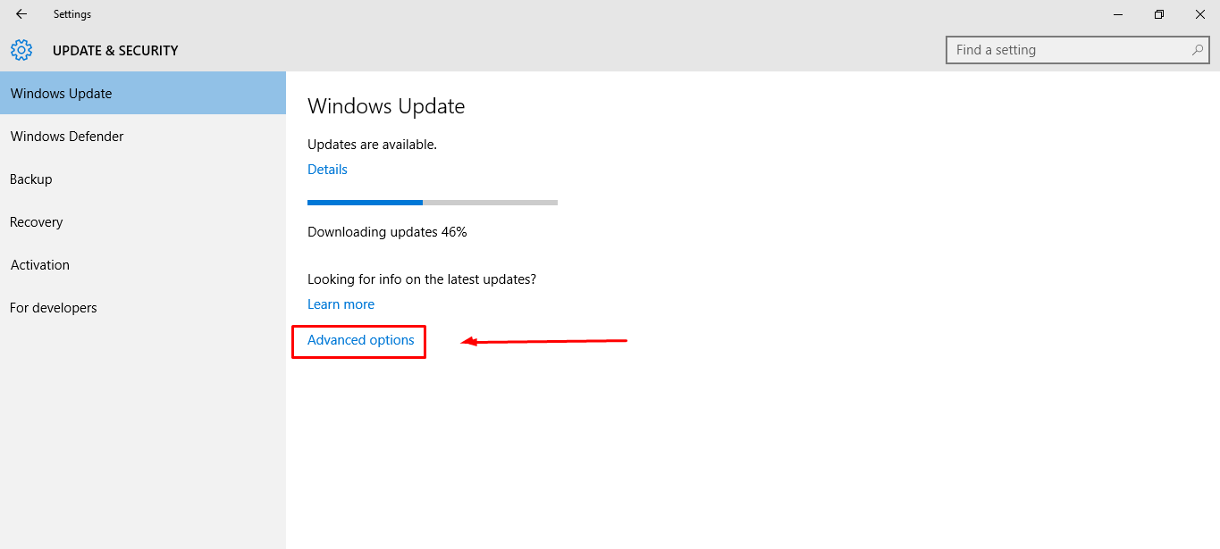 Step2- How to turn auto update off in Win 10