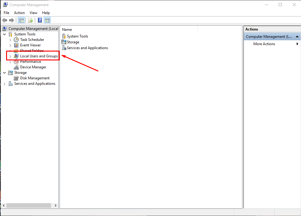 Step 2 - reset user password in windows 10