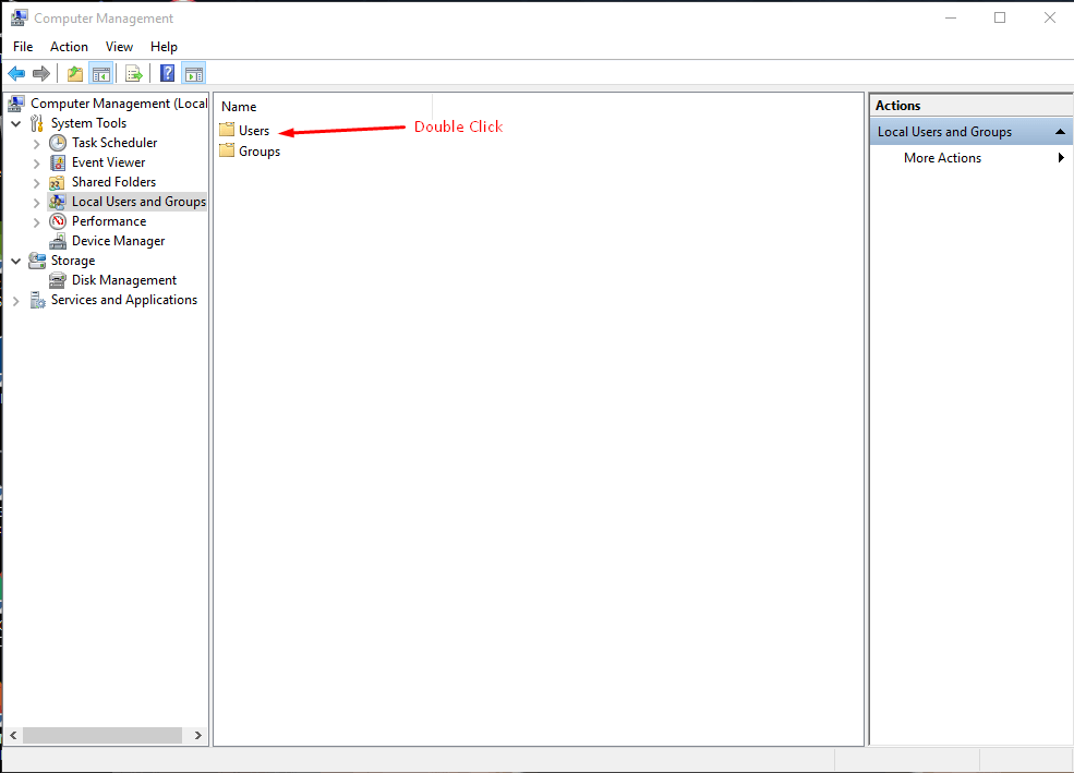 Step 3 - reset user password in windows 10